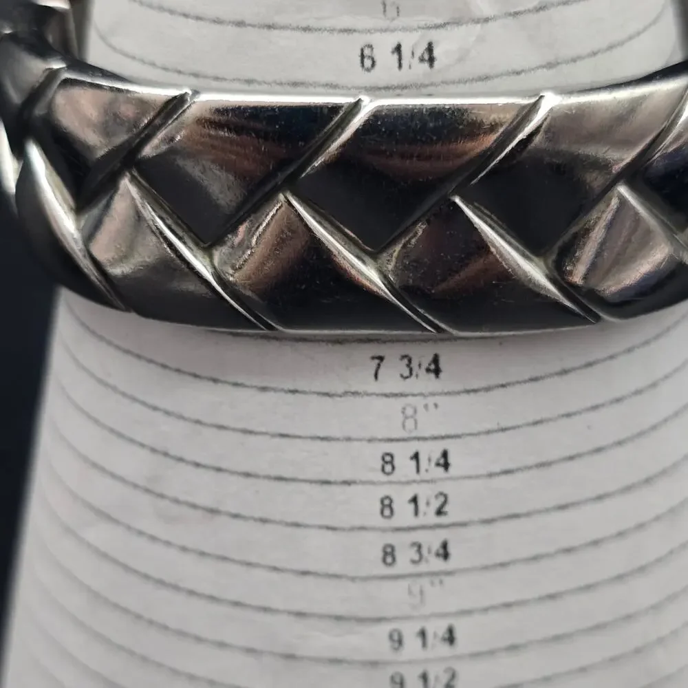 Women's Braided‎ Quartz Cuff Watch Clamper Braided WORKS Working